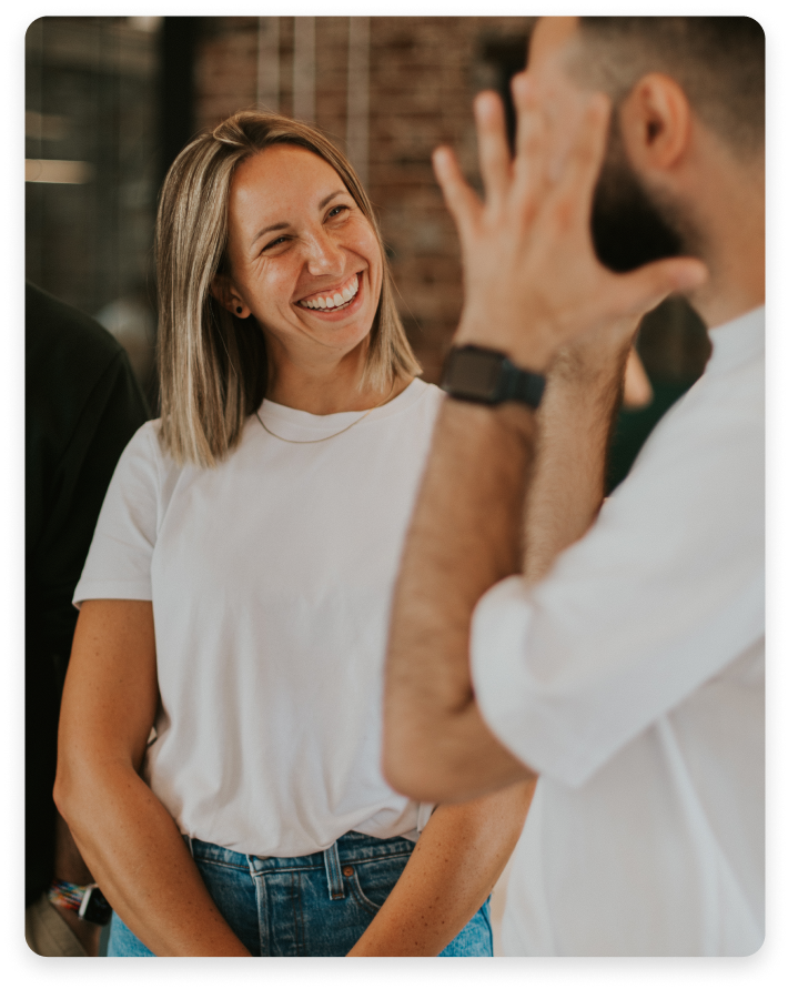 Smiling photo of Sarah Christiani at PAW con